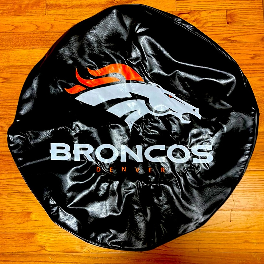 Denver Bronco Spare Tire Cover